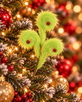 Fluffy Lime Green Curl Bell Pick