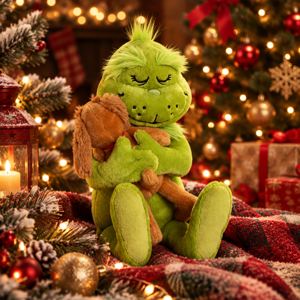 Grinch Hugging Max Plush