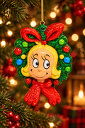 Cindylou Resin Wreath Ornament