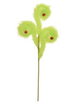 Fluffy Lime Green Curl Bell Pick