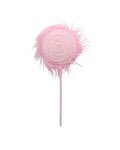 Fluffy Pink/White Lollypop