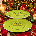 ''PRE-ORDER'' Grinch 2-tier Cake Stand