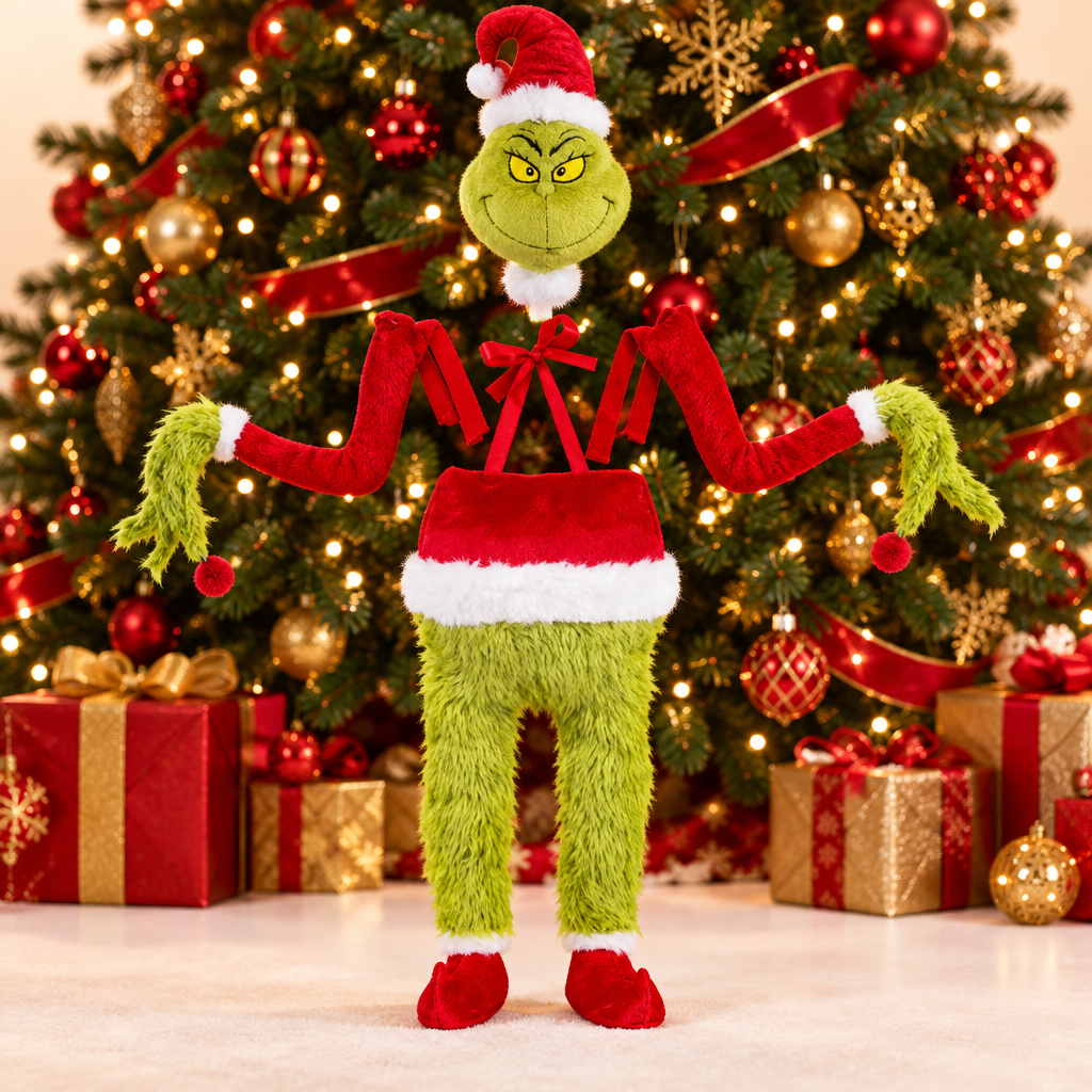 Grinch Head, Arms & Legs Tree Décor